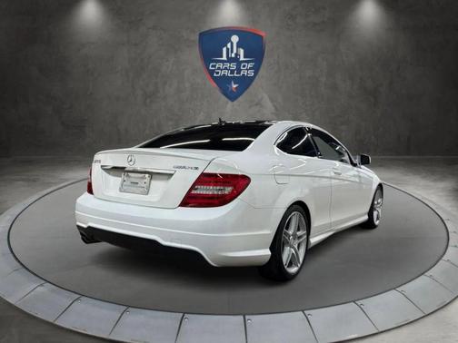 White 2015 Mercedes-Benz C-Class C 250 Coupe 2D
