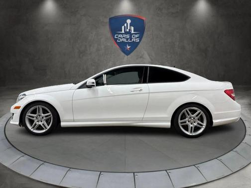 White 2015 Mercedes-Benz C-Class C 250 Coupe 2D
