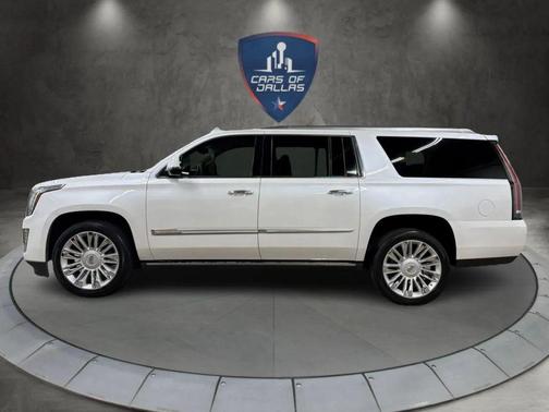 Crystal White Tricoat 2016 Cadillac Escalade ESV Sport Platinum