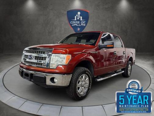 Red 2014 Ford F-150 XLT