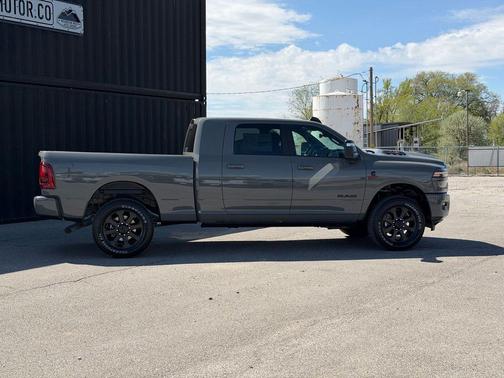 Ceramic Gray Clearcoat 2026 RAM 3500 Laramie Mega Cab 4x4 6'4' Box