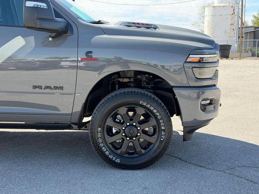 Ceramic Gray Clearcoat 2026 RAM 3500 Laramie Mega Cab 4x4 6'4' Box