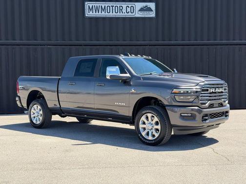 Granite Crystal Metallic Clearcoat 2026 RAM 2500 Laramie Mega Cab 4x4 6'4' Box