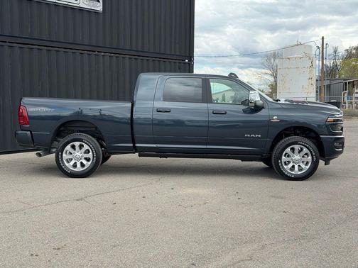 Forged Blue Metallic 2026 RAM 3500 Laramie Mega Cab 4x4 6'4' Box
