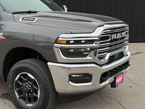 Granite Crystal Metallic Clearcoat 2026 RAM 3500 Laramie Mega Cab 4x4 6'4' Box