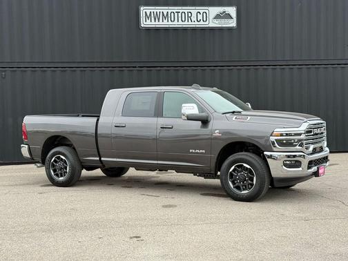 Granite Crystal Metallic Clearcoat 2026 RAM 3500 Laramie Mega Cab 4x4 6'4' Box