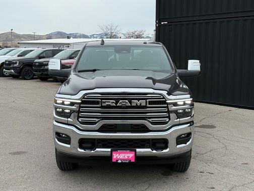 Granite Crystal Metallic Clearcoat 2026 RAM 3500 Laramie Mega Cab 4x4 6'4' Box