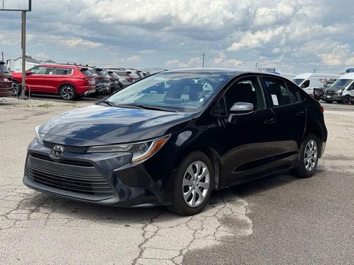 Midnight Black Metallic 2025 Toyota Corolla LE