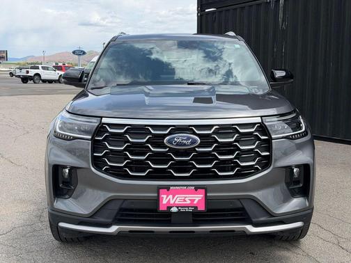 Gray Metallic 2025 Ford Explorer Platinum