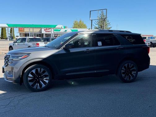 Gray Metallic 2025 Ford Explorer Platinum