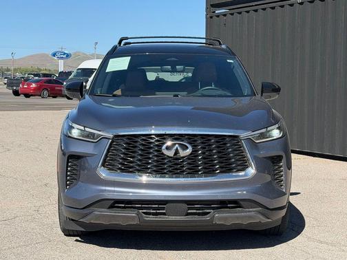 Moonbow Blue/Black Obsidian 2025 INFINITI QX60 AUTOGRAPH