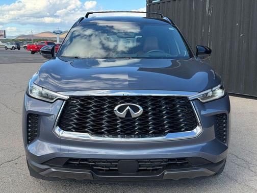 Moonbow Blue/Black Obsidian 2025 INFINITI QX60 AUTOGRAPH