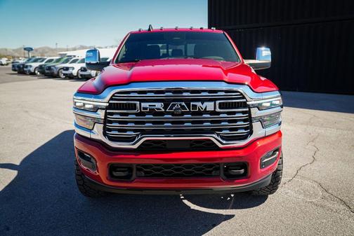 Molten Red Pearlcoat 2026 RAM 3500 Limited Mega Cab 4x4 6'4' Box