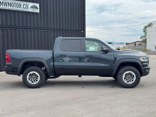 Forged Blue Metallic 2025 RAM 1500 RHO Crew Cab 4x4 5'7' Box
