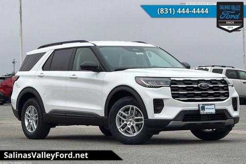 Star White Metallic Tri-Coat 2026 Ford Explorer Active