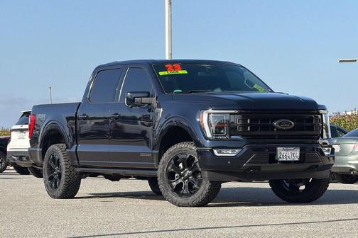 Antimatter Blue Metallic 2023 Ford F-150 Platinum