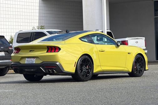 Lime Yellow Metallic 2025 Ford Mustang GT Premium