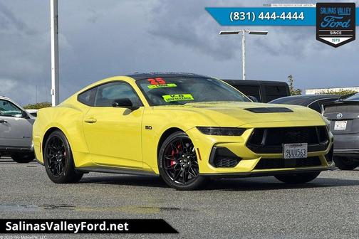 Lime Yellow Metallic 2025 Ford Mustang GT Premium