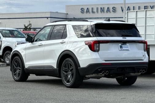 Star White Metallic Tri-Coat 2025 Ford Explorer ST