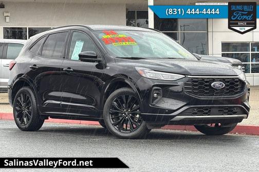 Agate Black Metallic 2024 Ford Escape ST-Line Elite