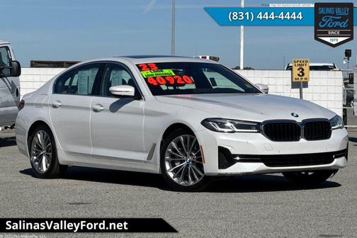 Mineral White Metallic 2023 BMW 530 i