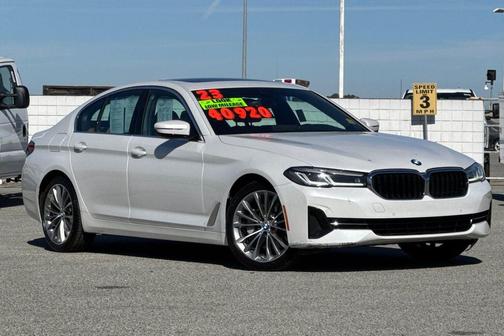 Mineral White Metallic 2023 BMW 530 i
