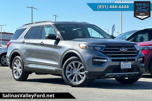 Carbonized Gray Metallic 2024 Ford Explorer XLT