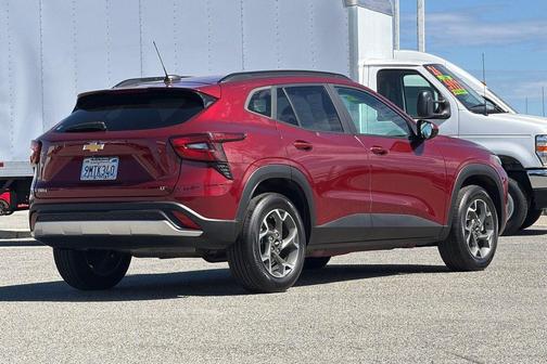Crimson Metallic 2025 Chevrolet Trax LT