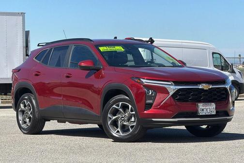 Crimson Metallic 2025 Chevrolet Trax LT