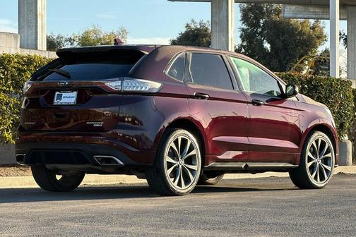 Burgundy 2018 Ford Edge Sport