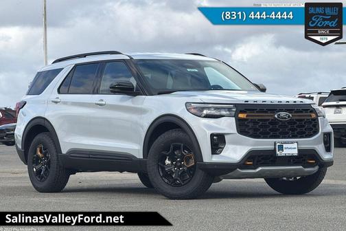 Space White Metallic 2026 Ford Explorer Tremor