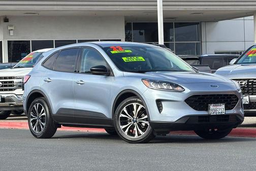 Iced Blue Silver Metallic 2022 Ford Escape SE
