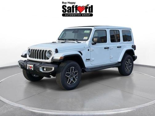 bright white clearcoat 2026 Jeep Wrangler 4-Door Sahara 4x4