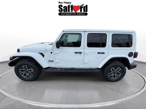 Bright White Clearcoat 2026 Jeep Wrangler 4-Door Sahara 4x4