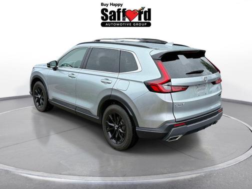 Solar Silver Metallic 2025 Honda CR-V Hybrid Sport AWD