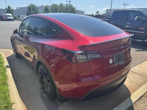 Red Multi-Coat 2021 Tesla Model Y Performance Dual Motor All-Wheel Drive