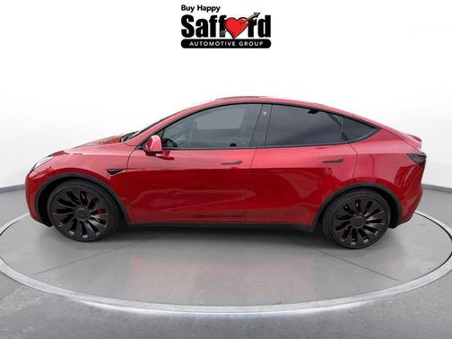 Red Multi-Coat 2021 Tesla Model Y Performance Dual Motor All-Wheel Drive
