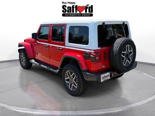firecracker red clearcoat 2026 Jeep Wrangler 4-Door Sahara 4x4