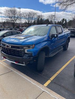 Glacier Blue Metallic 2022 Chevrolet Silverado 1500 ZR2