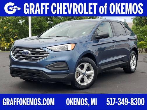 Blue Metallic 2019 Ford Edge SE