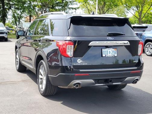 AGATE BLACK METALLIC 2021 Ford Explorer Limited