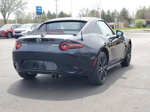 Jet Black Mica 2025 Mazda MX-5 Miata RF Grand Touring