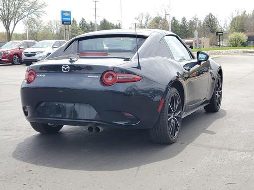 Jet Black Mica 2025 Mazda MX-5 Miata RF Grand Touring