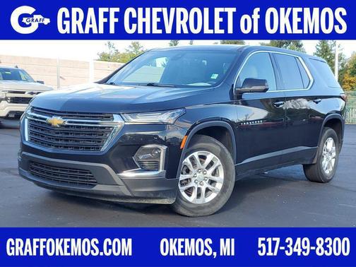 Mosaic Black Metallic 2023 Chevrolet Traverse LS