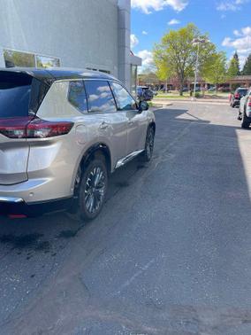 Champagne Silver Metallic/Super Black 2024 Nissan Rogue Platinum