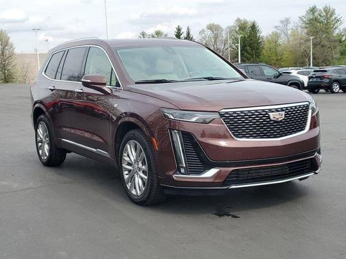 Rosewood Metallic 2022 Cadillac XT6 Premium Luxury AWD