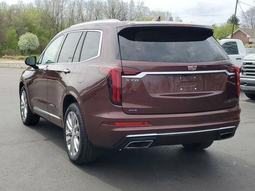 Rosewood Metallic 2022 Cadillac XT6 Premium Luxury AWD