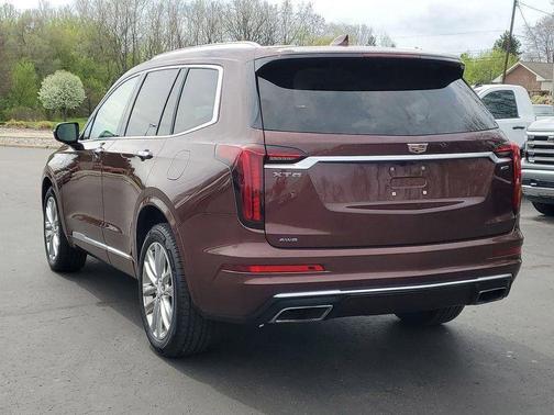 Rosewood Metallic 2022 Cadillac XT6 Premium Luxury AWD
