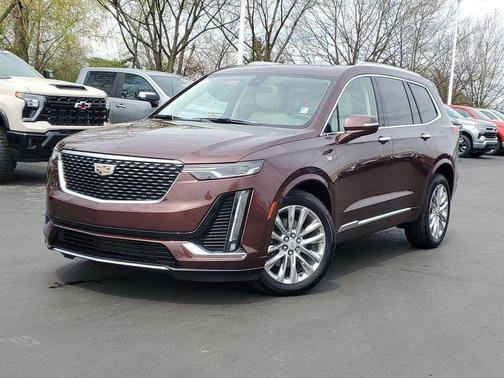 Rosewood Metallic 2022 Cadillac XT6 Premium Luxury AWD