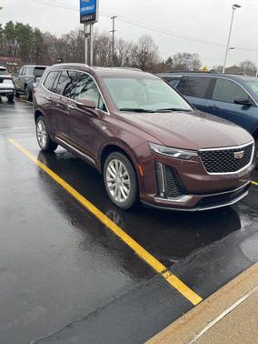 Rosewood Metallic 2022 Cadillac XT6 Premium Luxury AWD